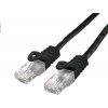 Kabel C-TECH patchcord Cat6, UTP, černý, 5m CB-PP6-5BK