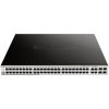 D-Link DGS-1210-52MP L2/L3 Smart+ PoE switch, 48x GbE PoE+, 4x RJ45/SFP, PoE 370W DGS-1210-52MP-E