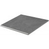 Rako Betonico Outdoor DCH66792 reliéfne schodisko 60x60 čierne 2 cm