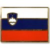 Odznak (pins) 18mm vlajka Slovinsko - farebný
