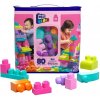 Mega Bloks Veľké vrece kociek – Ružové (80) 0065541083288
