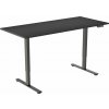 AlzaErgo Table ET2 Core čierny + doska 140 × 80 cm lamino čierna