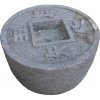 Tsukubai Zenigata 30 cm - láva