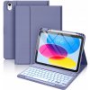 Puzdro s RGB klávesnicou pre Apple iPad 11 2025/10 2022 Bluetooth, odolné ochranné puzdro