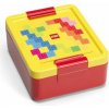 Lego Storage Brick box na svačinu červený/žlutý