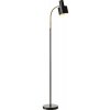 Halo Design 746866 - Stojacia lampa VOGUE 1xE27/40W/230V čierna/mosadz 746866 + záruka 3 roky zadarmo