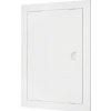 Mikawi Dvierka revízne 300x300 plastové biele