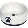 Nobby Paw keramická miska s protišmykovou úpravou biela 14 x 6,5 cm