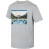 Husky Pánske bavlnené tričko Tee Lake M light grey Veľkosť: XL pánske tričko s krátkym rukávom