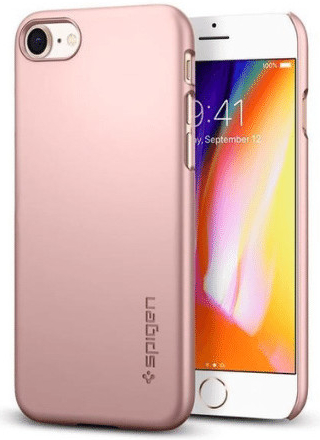 Púzdro Spigen Thin Fit na iPhone 7/8/SE 2020, ružová