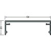 GUTMANN krycí profil-Pfosten P2020/64 délka 6m hliník bez povrchové úpravy