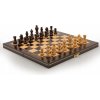 Turnajové šachy, veľkosť 3, intarzia, potlač orech/breza / Drevené šachy