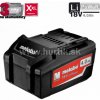 Metabo Li-Ion 18 V, 4.0 Ah, 625591000 18V akumulátor s kapacitou 4.0 Ah, indikátor stavu nabitia, robustná konštrukcia odolná proti nárazom, nízka úroveň samovybíjania, aku vhodný aj pre značky Mafell