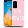 Picasee silikónový čierny obal pre Huawei P40 - Dievčenské sila