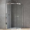 SANSWISS Arelia sprchový kút 80 x 190cm, rohový vstup, posuvné dvere, strieborná leštená číre sklo s AquaPerle D20SR550804007