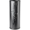 Mondex Kovový stojan na dáždniky Cedric Black Umbrella, 49,5x20 cm