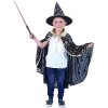 Rappa, čierny čarodejnícky plášť s klobúkom 8590687189768