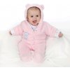 Zimný kabátik New Baby Nice Bear ružový - 80 (9-12m)