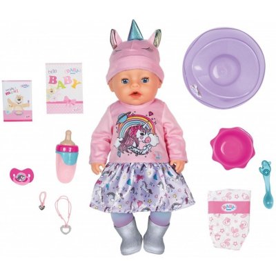 Baby Born interaktívna bábika Soft Touch Unicorn Girl 43 cm od 69 € -  Heureka.sk