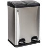 Odpadkový kôš Brilanz recyklovací nerezový Savery 40 l (2 x 20 l)