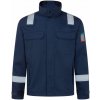 PORTWEST BIZFLAME WORK FR471 / Pracovná bunda proti chemikáliám - navy L