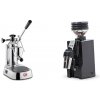 La Pavoni Europiccola Lusso + Eureka Mignon Zero 65 All Purpose, CR black
