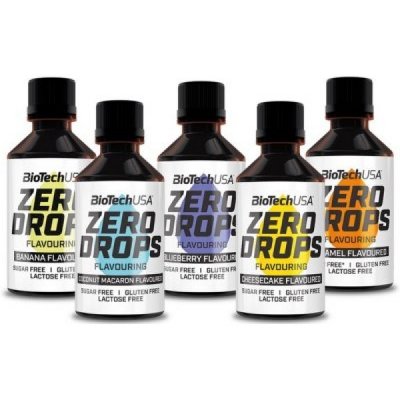 Zero Drops 50 ml - Biotech USA - Karamel