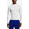 Pánske tričko Under Armour HeatGear Comp Mock LS-WHT M