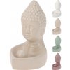 Dekorácia porcelánová mix farebná budha na vonné tyčinky 100x72x123mm