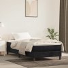 vidaXL Matrac s taštičkovými pružinami čierny 90x210x20 cm zamat 4016566