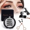 Magnetyczne Rzęsy Opakovane použiteľné magnetické mihalnice + aplikátor - Mačacie oči
