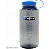 Nalgene Wide Mouth Sustain fľaša, 1 l, gray w/blue cap, happy gene