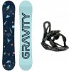 Gravity Pluto detský snowboard + Beany Kido viazanie - 128 cm + XXS (EU 25-32)