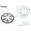 Tsuboss Kotúč brzdový (280/61/6D) - KTM Duke125/11-12 + Duke200/12-16