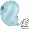 Satisfyer Mission Control Rechargeable Air-Pulse Clitoral Stimulator Blue