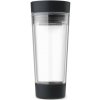 Brabantia Cestovný hrnček MAKE & TAKE 360 ml, tmavosivý, plastový