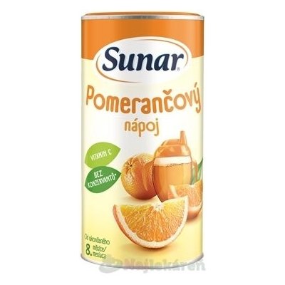 Sunar Rozpustný nápoj Pomarančový v prášku (od ukonč. 8. mesiaca) 200 g