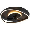 TRIO Reality R67393132 SORTLAND stropné svietidlo s ventilátorom SMD LED D500mm 30W/3500lm 2700-6500K čierna matná, biela, stmievateľné, diaľkový ovládač