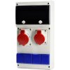 Rozvodnica zásuvková 632.31WW, 5p, 1x32A/400V, 1x16A/400V, 4x230V domová, neistená 11M, IP44 SCAME