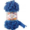 Pletacia priadza Alize PUFFY FINE 637 modrá