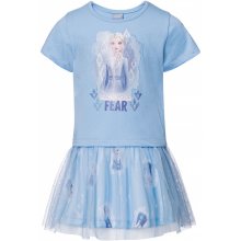 Dievčenské šaty s tylovou sukňou Ľadové kráľovstvo