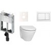 Cenovo zvýhodnený závesný WC set TECE na zamurovanie + WC Vitra S50 KMPLS50T