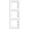Schneider Electric Asfora EPH5810321 Ram.3nás. vertikal. biely