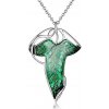 Pán Prsteňov - Lorienský Lístok náhrdelník zelený | mystore.sk