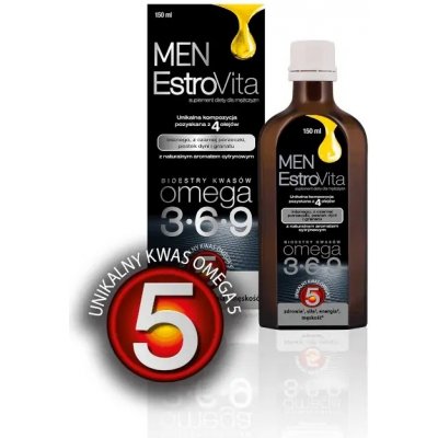 Estrovita men omega mastne kyseliny pre mužov 150 ml