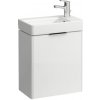 Laufen Spodná skrinka pod umývadlo 46 cm, závesy vpravo, biela lesklá H4021021102611
