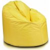 INTERMEDIC SK - Sedací vak Star 85x90 cm | ergonomický dizajn s podrúčkami, 300 l Farba: NC04 - Žltá slnko (Polyester)