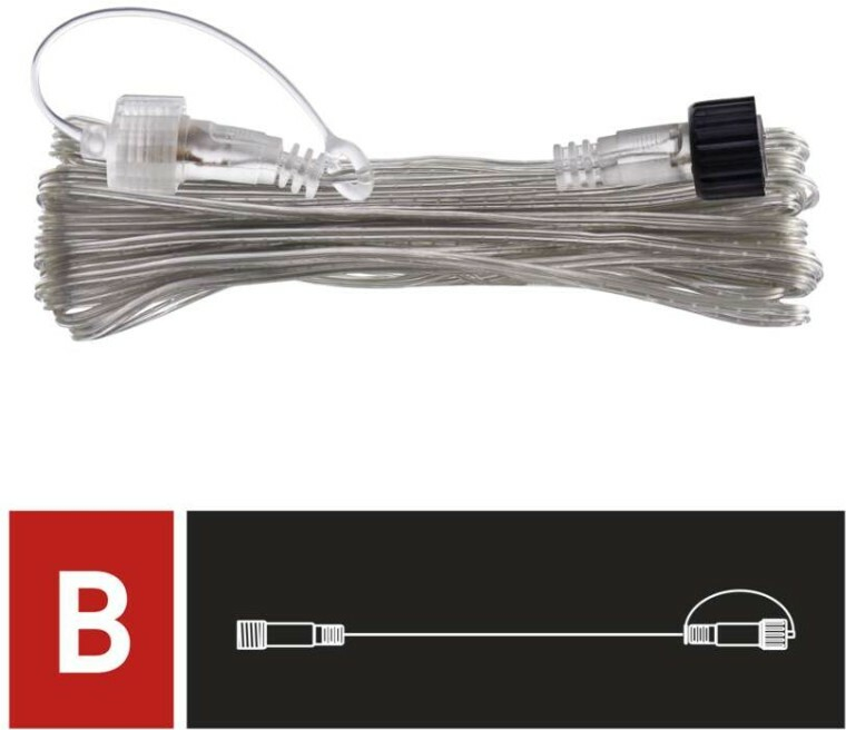 Čierny predlžovací kábel EMOS Lighting D1ZB01 s dĺžkou 10 m je ideálny na vonkajšie aj vnútorné použitie, spoľahlivo predĺži vaše osvetlenie.