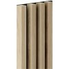 Akustické dekoračné panely MAXI, jackson hickory 3D lamely na filcovom podklade, rozmer 270 x 17,7 cm, IMPOL TRADE