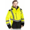 Leber&Hollman RAUTEX WJ zateplená bunda Rip-Stop HI-VIS Black/Yellov